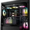 Corsair Boîtier d’ordinateur iCUE Midi Tower 5000X RGB TG Noir