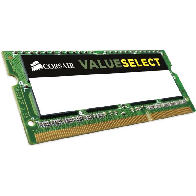 Corsair ValueSelect, SO-DIMM, DDR3L, 8GB, 1600MHz