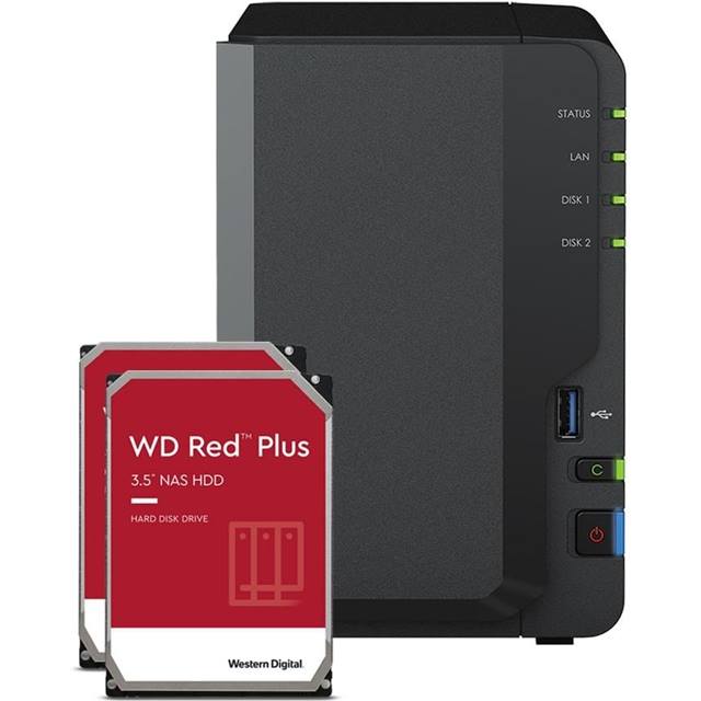Synology DiskStation DS223 - 8TB (2x4TB WD Red Plus)