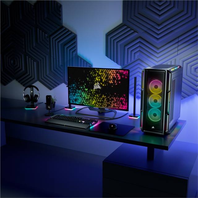 Corsair Boîtier d’ordinateur iCUE 5000T RGB Noir