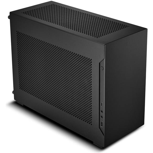 Lian Li A4-H2O X4 Mini-ITX Gehäuse inkl. PCIE4.0 Riserkabel - schwarz