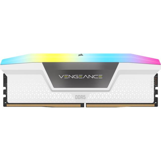 Corsair Vengeance RGB, DDR5, 32GB (2 x 16GB), 5200MHz - weiss