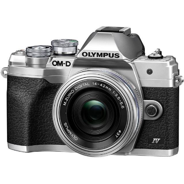 OM-System Appareil photo E-M10 Mark IV Kit 14-42 Argenté