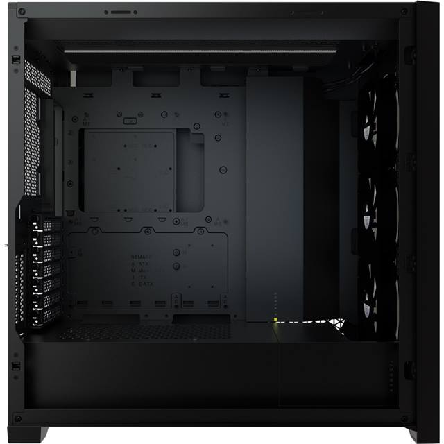 Corsair Boîtier d’ordinateur iCUE Midi Tower 5000X RGB TG Noir