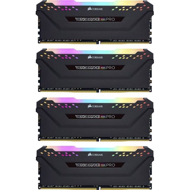 Corsair Vengeance RGB PRO, DDR4, 64GB (4x 16GB) 3200MHz