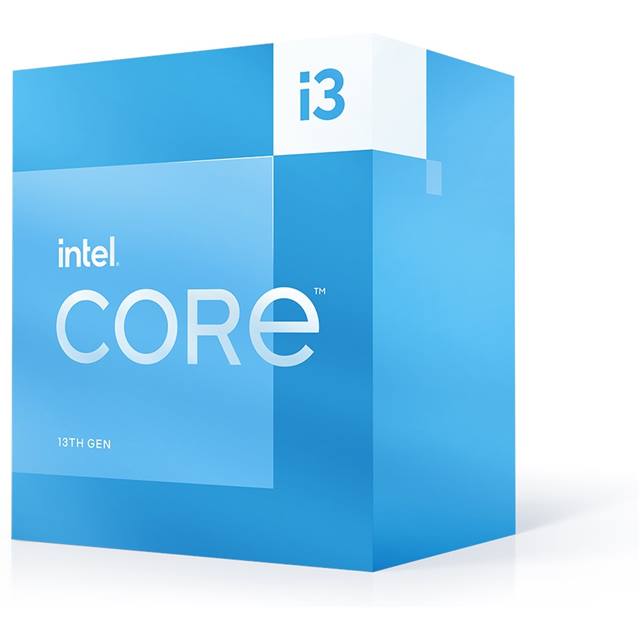 Intel Core i3-13100 (4C, 3,40 GHz, 12 Mo, boîte)