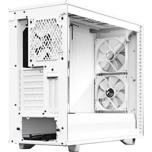 Fractal Design Define 7 Tempered Glass - weiss