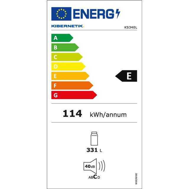 Kibernetik Réfrigérateur KS340L Droit (modifiable)