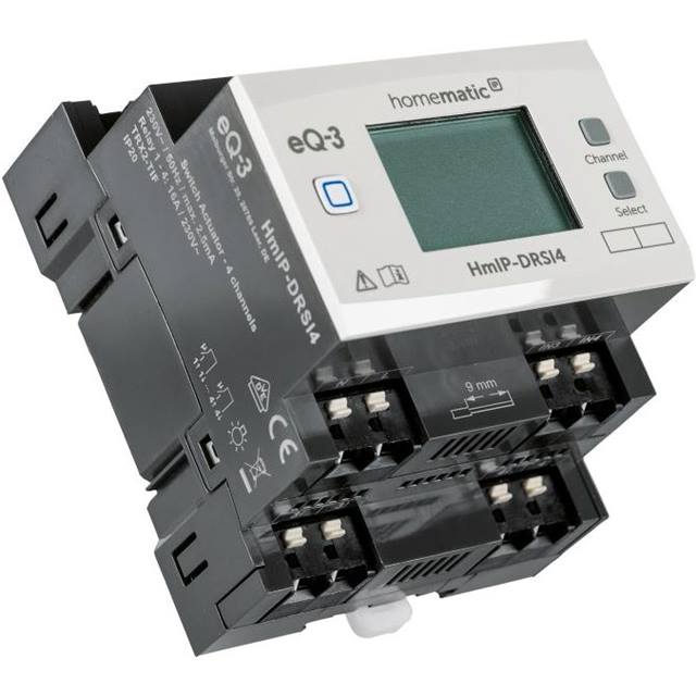 HomeMatic IP Funk-Schaltaktor für Hutschienenmontage 4-fach