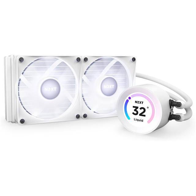 NZXT Refroidissement à eau Kraken Elite RGB 240 Blanc