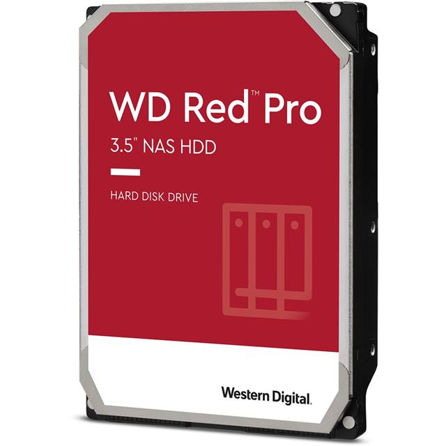 WD Red Pro NAS Hard Drive - 16TB - 3.5", SATA, 7.2k, 512MB