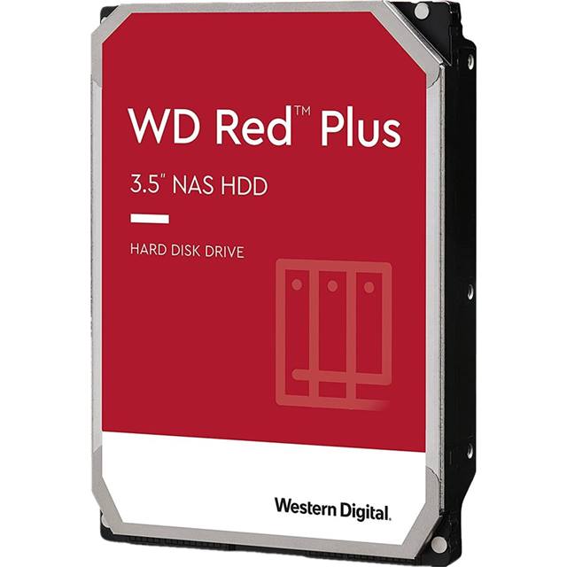 WD Red Plus NAS Hard Drive - 10TB - 3.5", SATA, 7.2k, 256MB