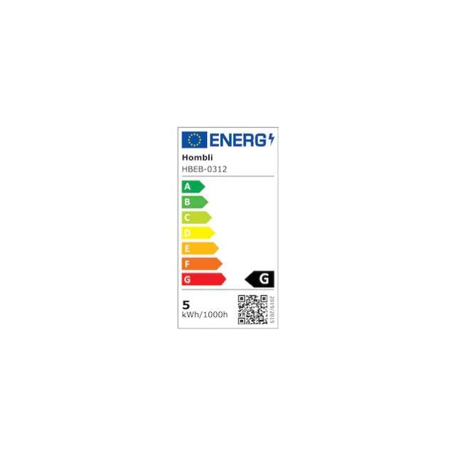 Hombli Smart Bulb Amber, Filament, 5.5W, E27, G95, klar