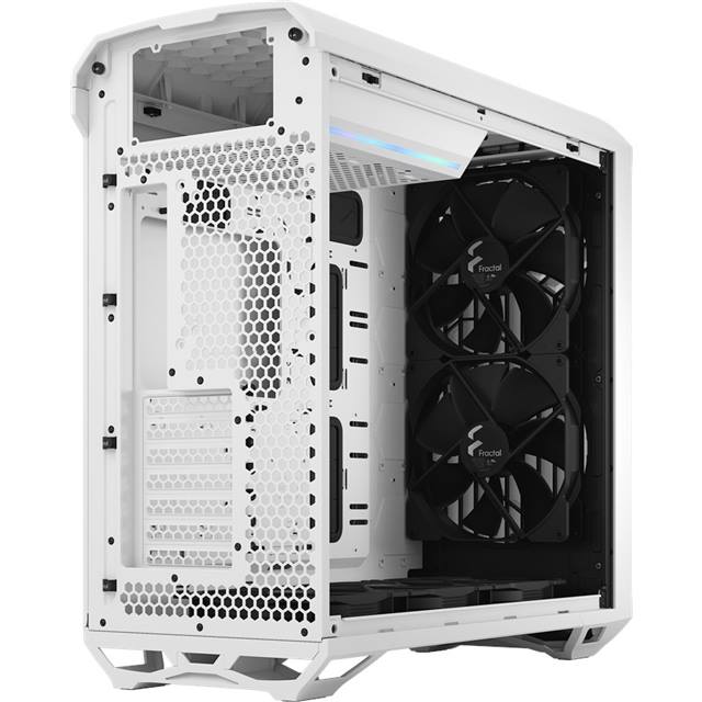 Fractal Design Boîtier d’ordinateur Torrent TG Clear Blanc