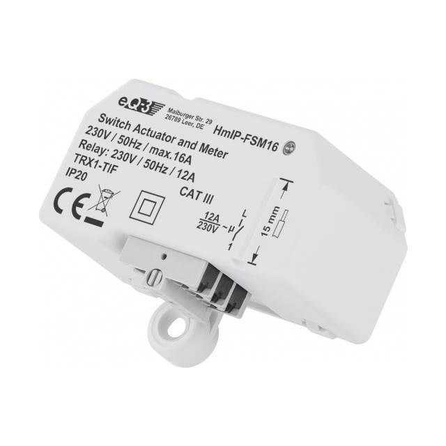 HomeMatic IP Schalt-Mess-Aktor 1-fach 16 A - für Unterputzmontage