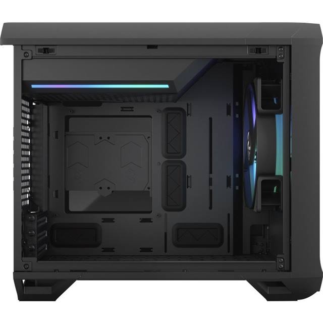 Fractal Design Boîtier d’ordinateur Torrent Nano RGB TG Light Tint Noir