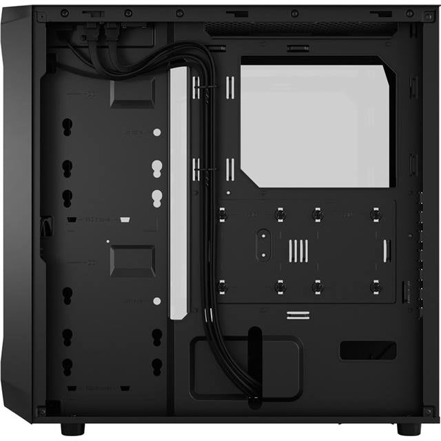 Fractal Design Boîtier d’ordinateur Focus 2 TG Clear Tint Noir