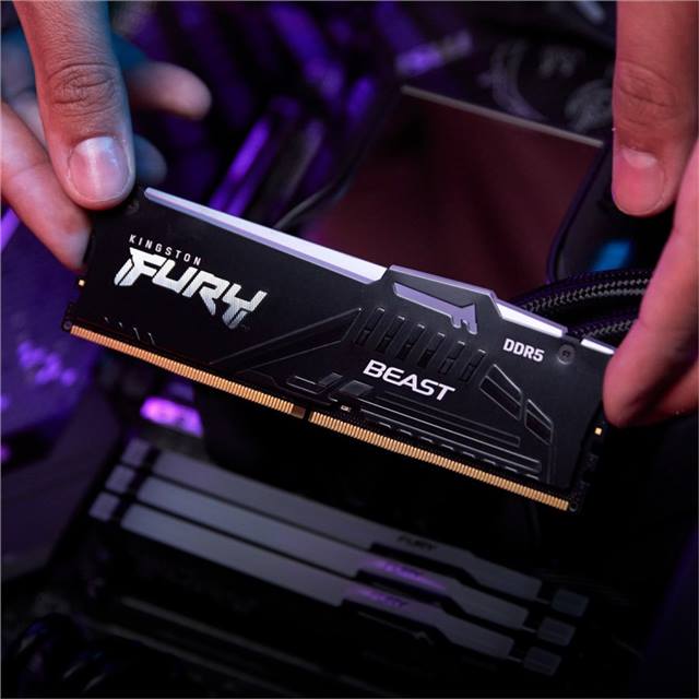 Kingston DDR5-RAM FURY Beast RGB 5600 MHz 2x 32 GB