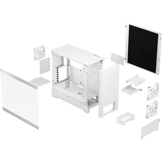 Fractal Design Boîtier d’ordinateur Pop Silent TG Blanc