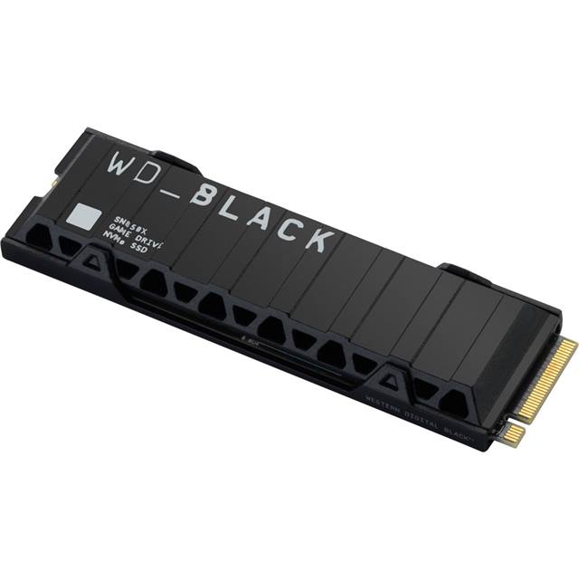 WD Black SSD SN850X Gaming Heatsink M.2 2280 NVMe 1000 GB