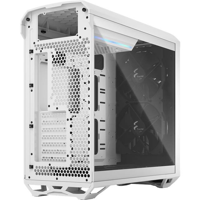 Fractal Design Boîtier d’ordinateur Torrent TG Clear Blanc