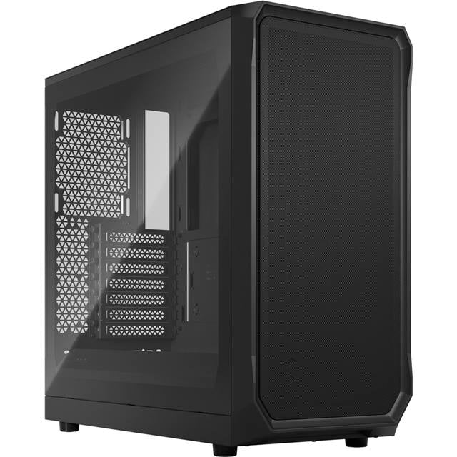 Fractal Design Boîtier d’ordinateur Focus 2 TG Clear Tint Noir