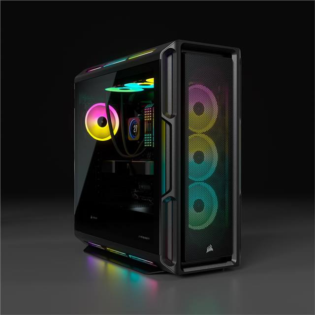 Corsair Boîtier d’ordinateur iCUE 5000T RGB Noir