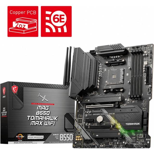 MSI Carte mère MAG B550 Tomahawk Max Wifi DDR4