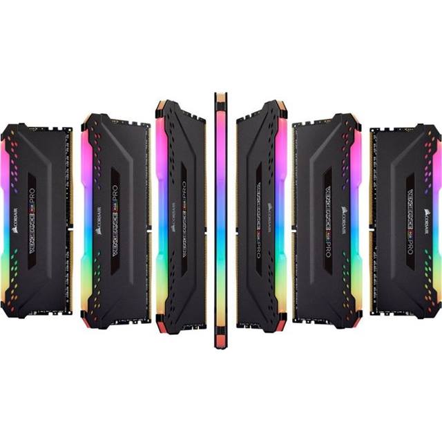 Corsair Vengeance RGB Pro Optimiert für AMD, DDR4, 32GB (2x 16GB), 3600MHz