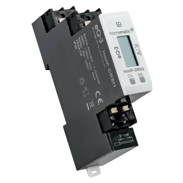 HomeMatic IP Schaltaktor für Hutschienenmontage – 1-fach