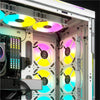 Corsair Boîtier d’ordinateur iCUE 5000T RGB Blanc