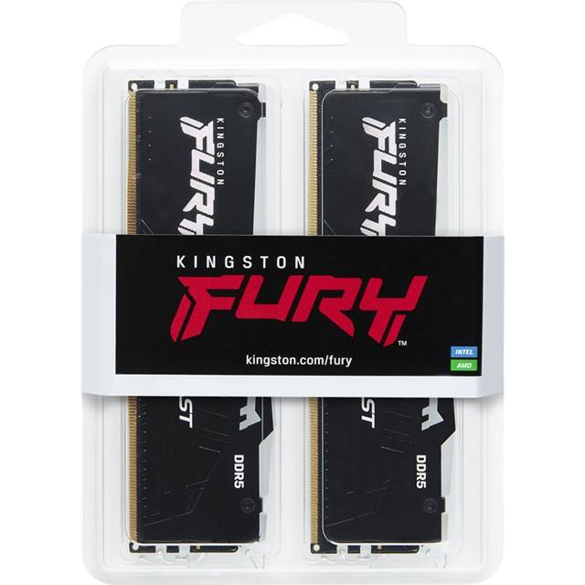 Kingston DDR5-RAM FURY Beast RGB 5600 MHz 2x 32 GB