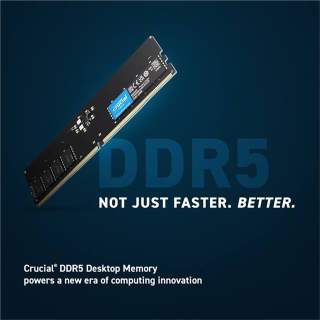 Crucial UDIMM, DDR5, 16GB , 4800mhz