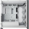 Corsair Boîtier d’ordinateur iCUE Midi Tower 5000X RGB TG Blanc