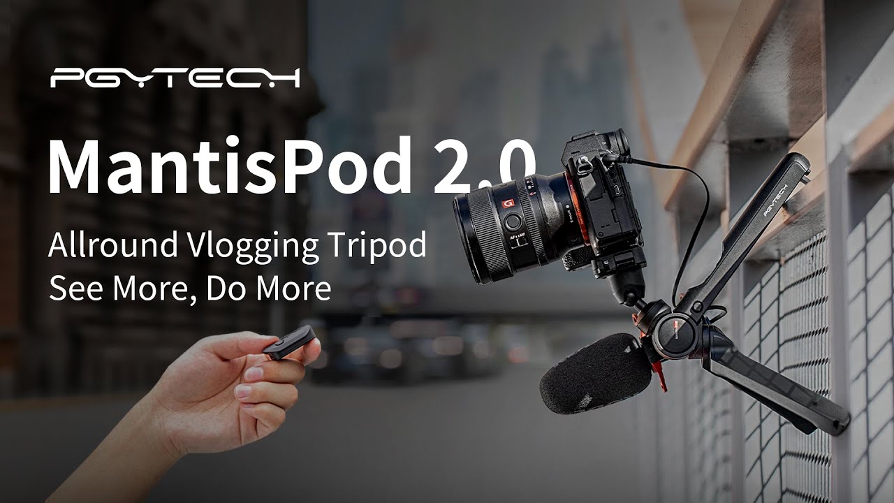 PGYTECH Trépied Mantispod 2.0 RC Kit Noir