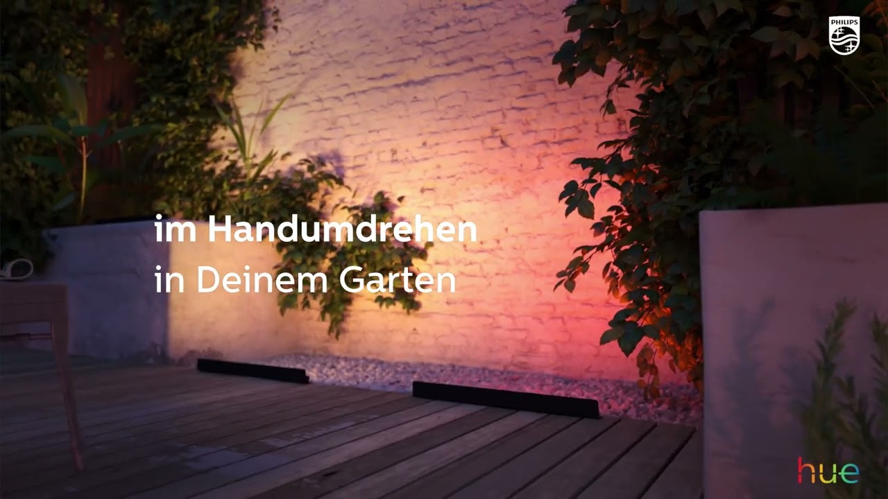 Philips Hue White Outdoor Lucca Wegeleuchte Anthrazit