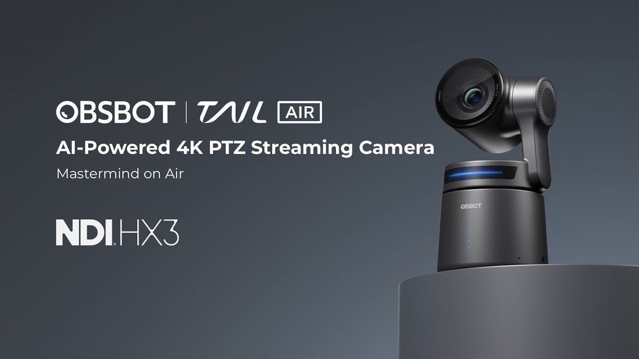 Obsbot Tail Air USB AI Webcam 4K 30 fps