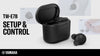 Yamaha Écouteurs True Wireless In-Ear TW-E7B Noir