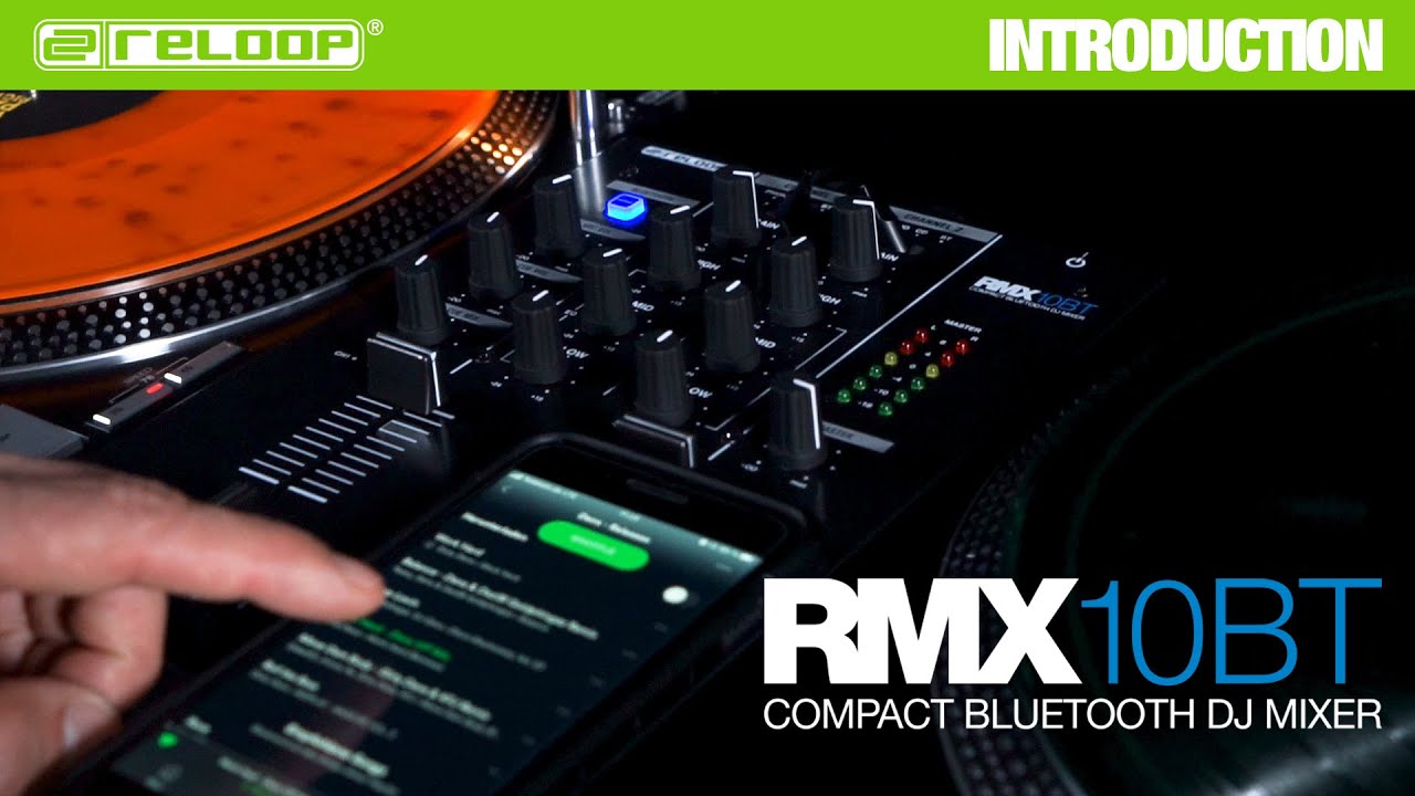 Reloop Mixeur DJ RMX-10 BT