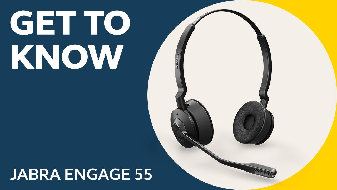 Jabra Casque Engage 55 SE UC Mono USB-C, station de chargement incluse