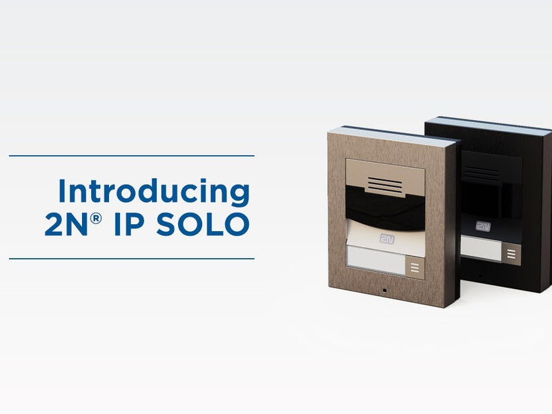 2N IP Türstation IP Solo  mit HD Kamera, Wandeinbau, schwarz