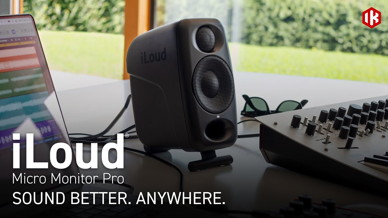 IK Multimedia Studiomonitore iLoud Micro Monitor Pro Schwarz