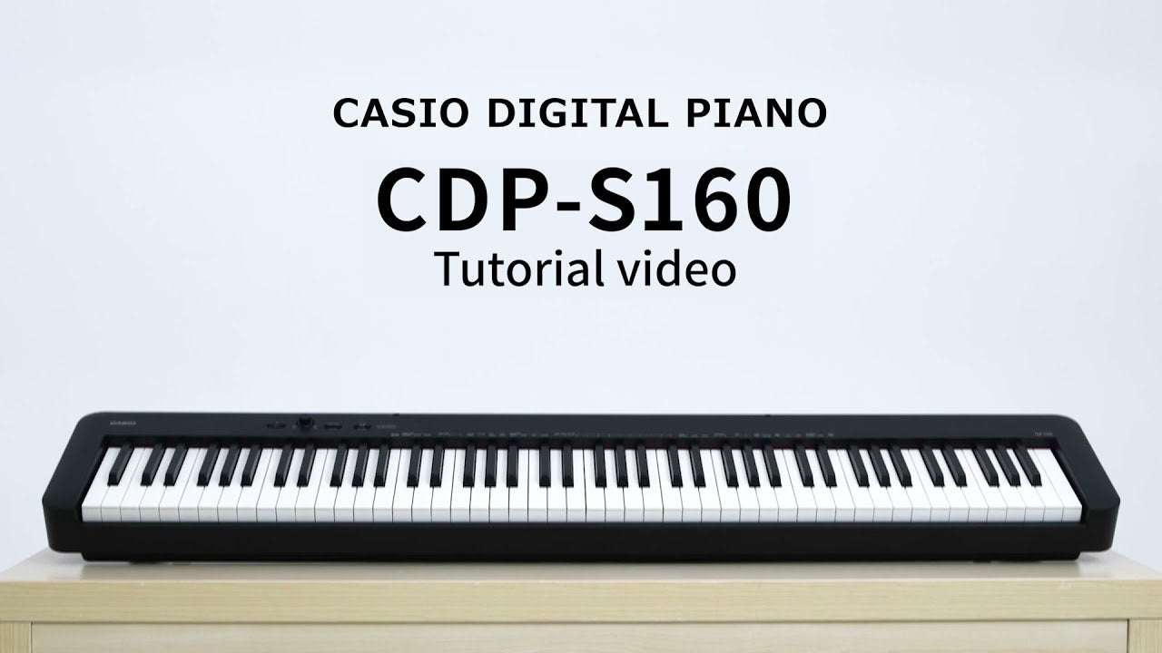 Casio E-Piano CDP-S160 Set, Schwarz