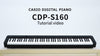 Casio Piano électrique CDP-S160 Set, noir