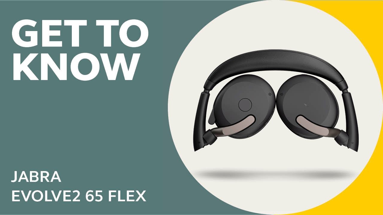 Jabra Headset Evolve2 65 Flex Duo UC, USB-C