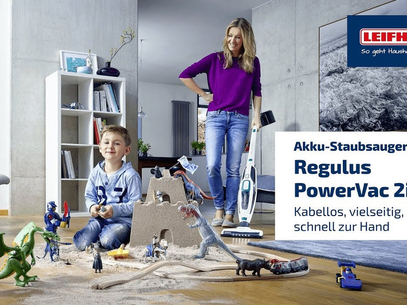 Leifheit Aspirateur à main/manche sans fil Regulus PowerVac 2in1 Blanc