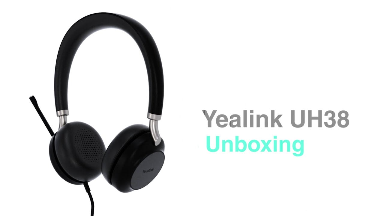 Yealink Casque UH38 Dual Teams USB-C, avec batterie