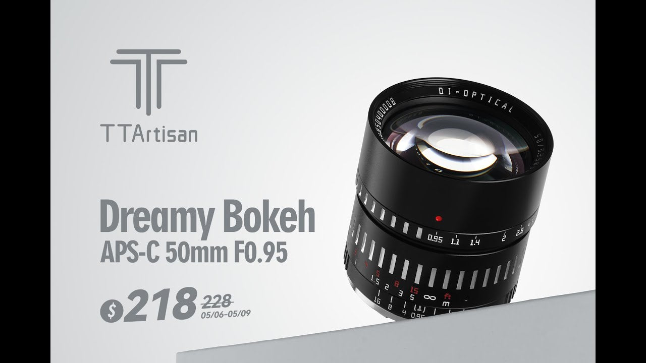 TTArtisan Festbrennweite APS-C 50mm F0.95 – Fujifilm X-Mount