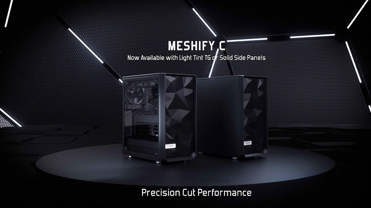 Fractal Design PC-Gehäuse Meshify C Schwarz