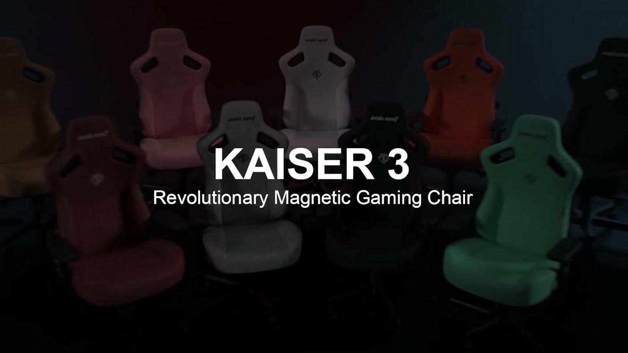 Anda Seat Chaise de gaming Kaiser 3 L Noir